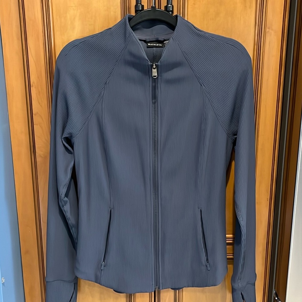 Athleta Salutation Ribbed Jacket NWOT
